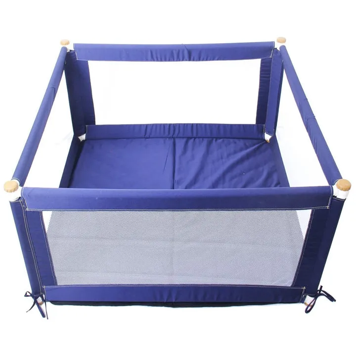 Easy Assemble & Portable Mesh Sided Baby Playpen | Baby Playmat | 1.1. x 1.1m