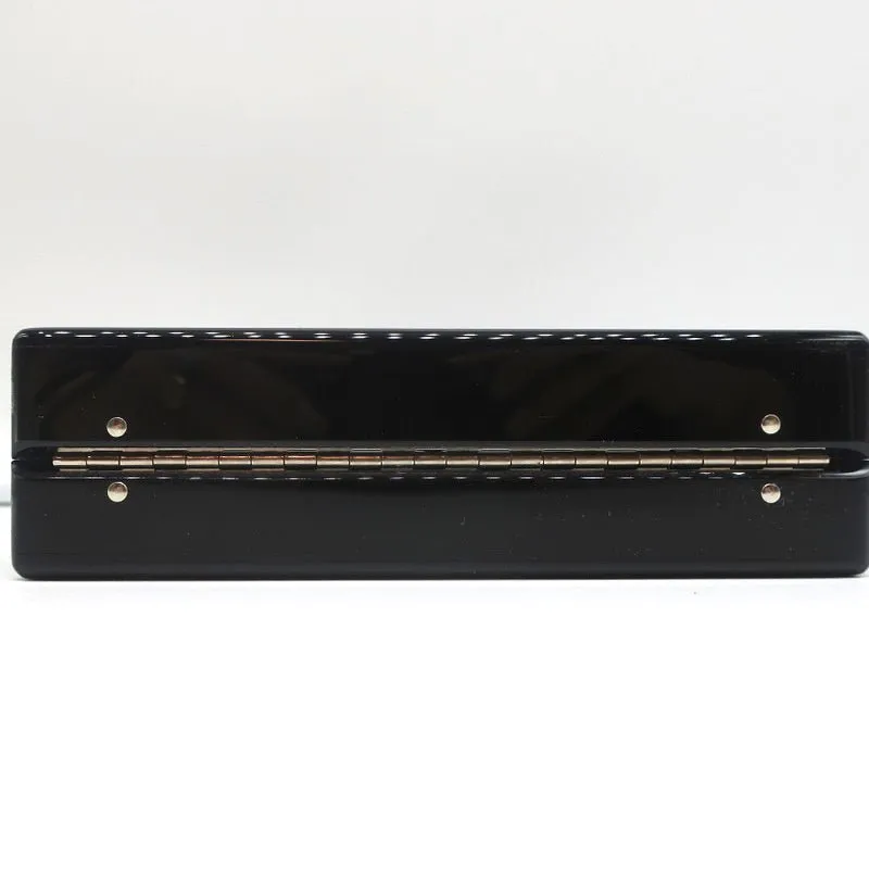 Edie Parker Time's Up Slim Jean Clutch Black Acrylic Mini Evening Bag