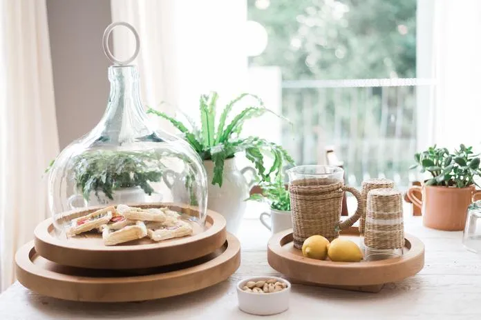 EH - Natural Nesting Lazy Susan