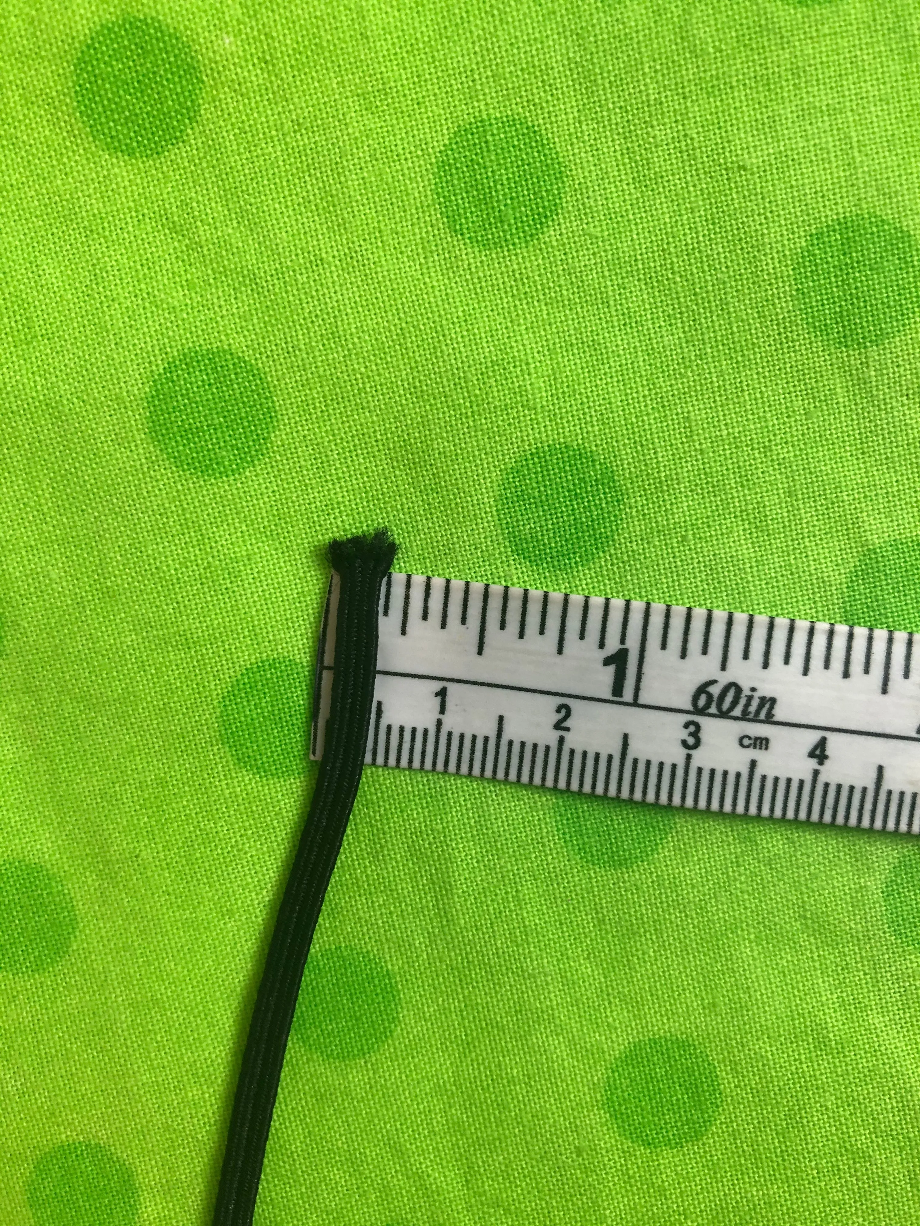 Elastic 3/16 for mask flat