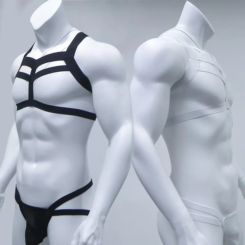 Elastic Chest Harness   Jockstrap