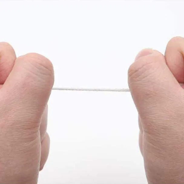 Elastic for Mask, 2.5mm, 3m, White