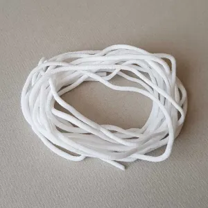 Elastic for Mask, 2.5mm, 3m, White