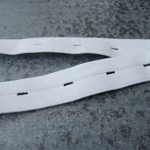 Elastic : Knit Buttonhole 3/4"