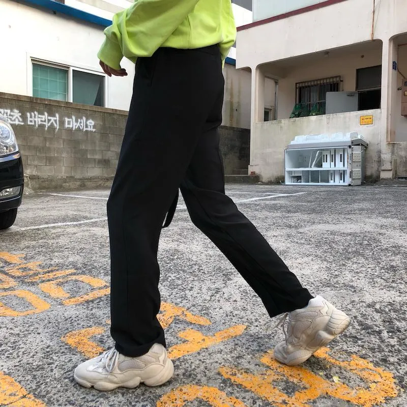 Elastic Suit Pants