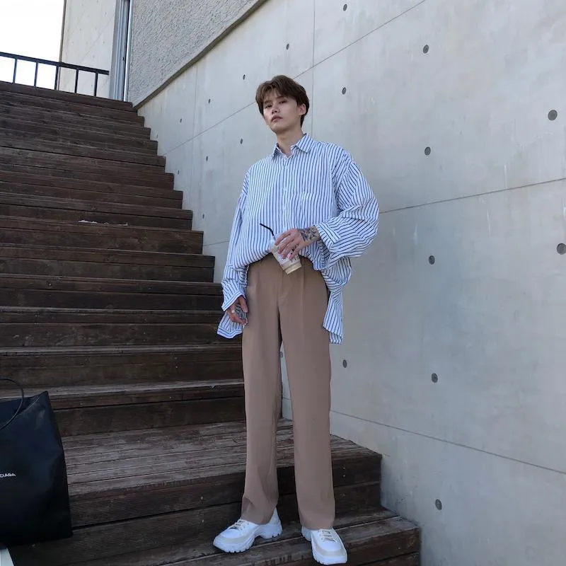 Elastic Suit Pants