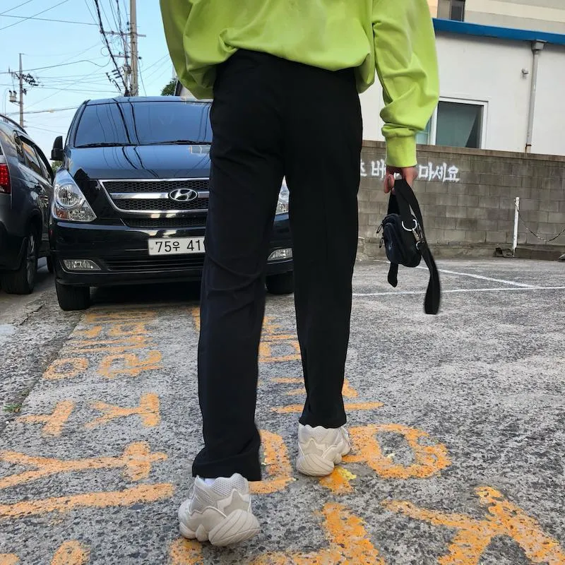 Elastic Suit Pants