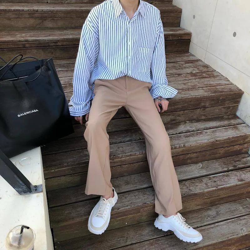 Elastic Suit Pants
