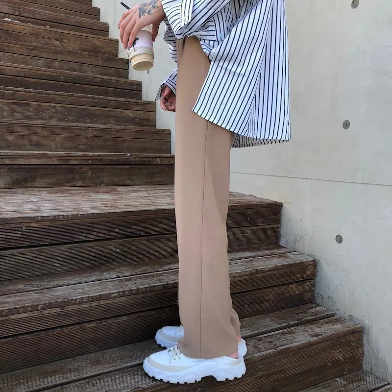 Elastic Suit Pants