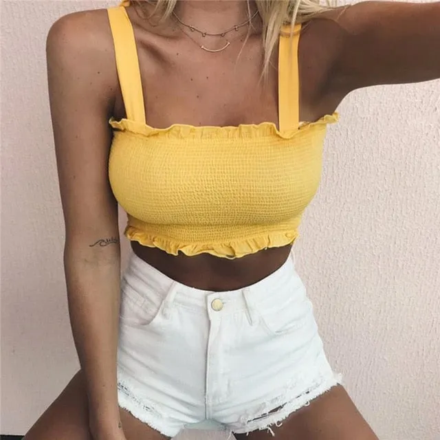 Elastic  Tank Top
