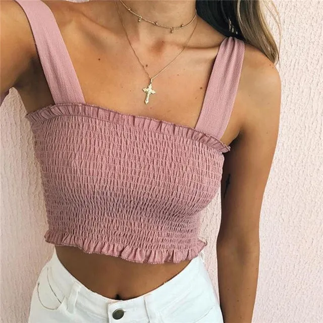 Elastic  Tank Top