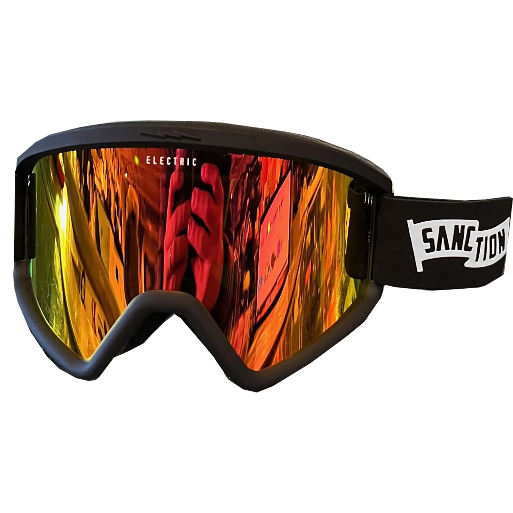 Electric X Sanction Hex Black Red Chrome