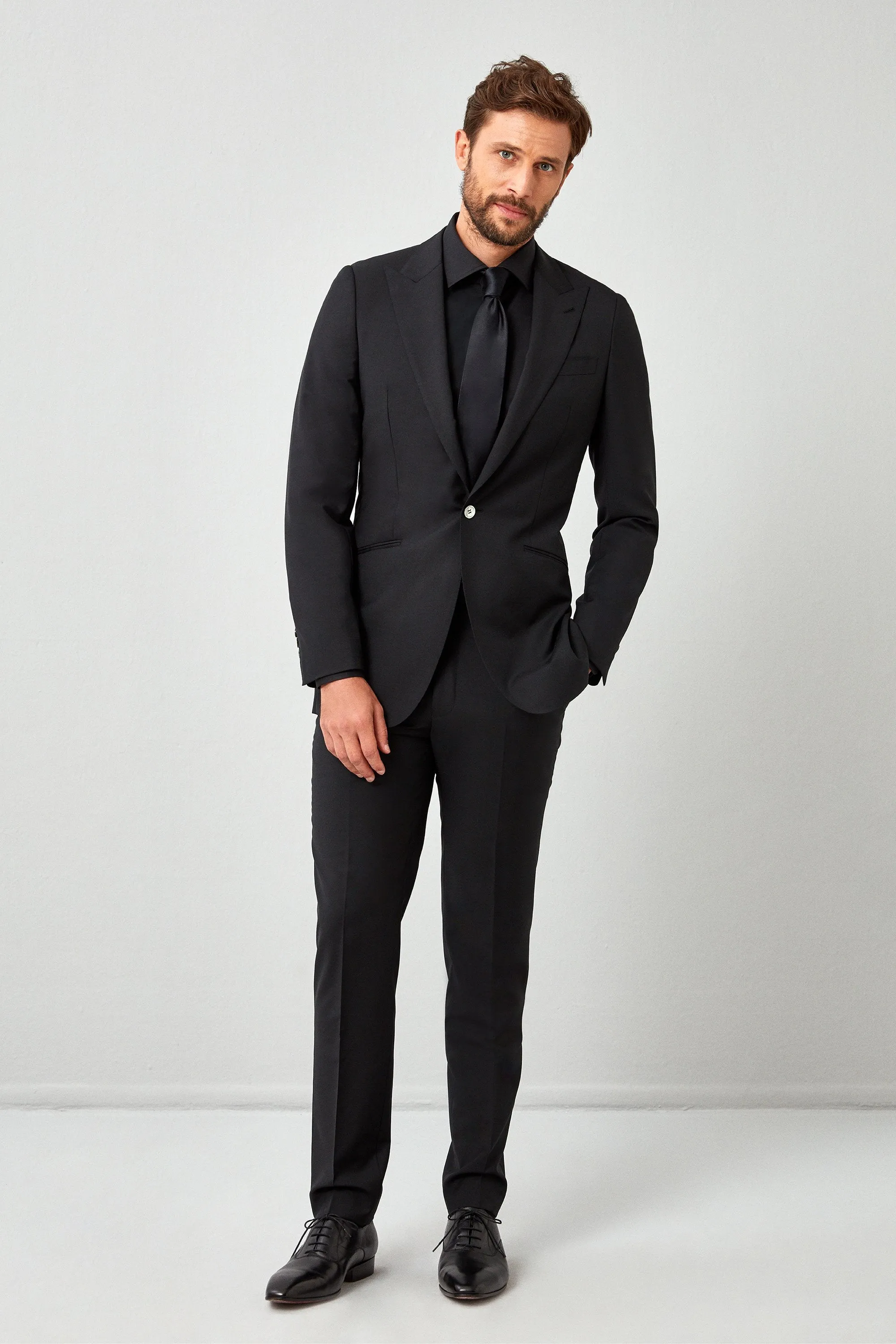 English Solid Mohair Suit
