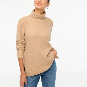 Extra-Soft Yarn Turtleneck Sweater