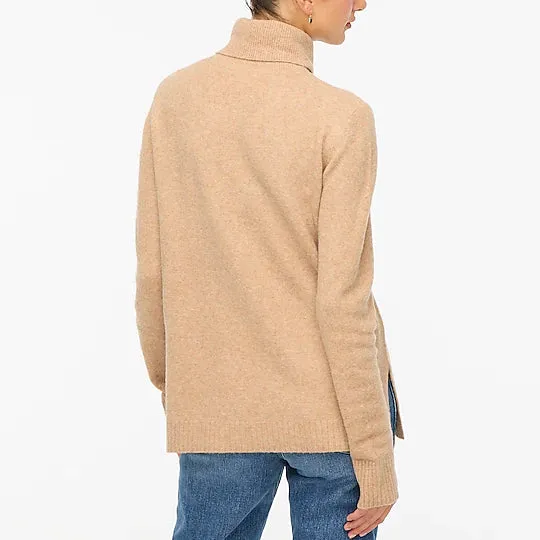Extra-Soft Yarn Turtleneck Sweater