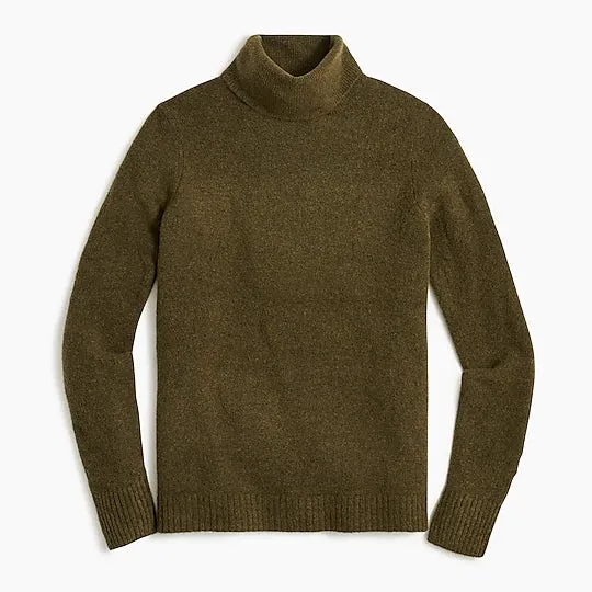 Extra-Soft Yarn Turtleneck Sweater