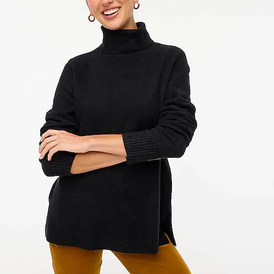 Extra-Soft Yarn Turtleneck Sweater