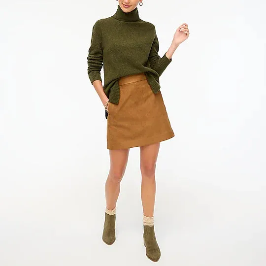 Extra-Soft Yarn Turtleneck Sweater