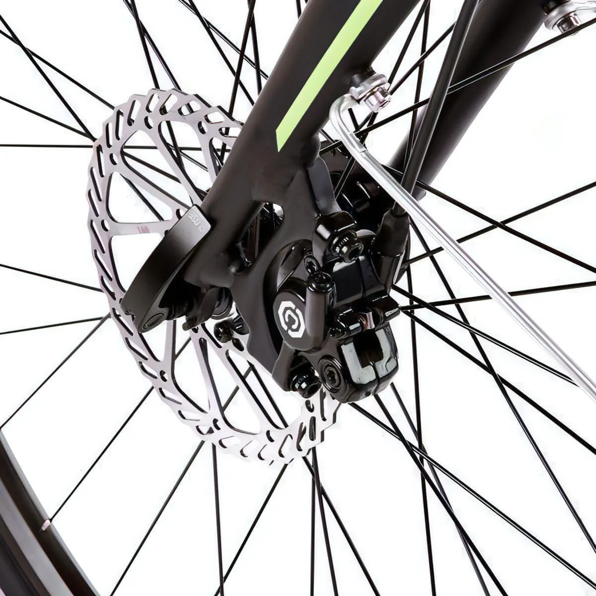 Ezego Commute INT 500Wh Electric Hybrid Bike - Green