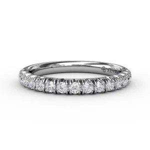 Fana 1/2CTW Pave Diamond Band in 14K White Gold
