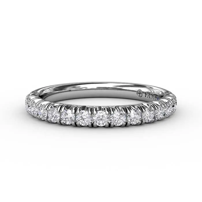 Fana 1/2CTW Pave Diamond Band in 14K White Gold