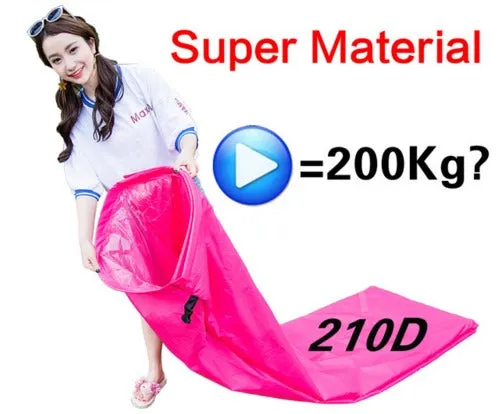 Fast Inflatable Boat Shape Lazy Air Sofa For Outdoor Camping Comfort