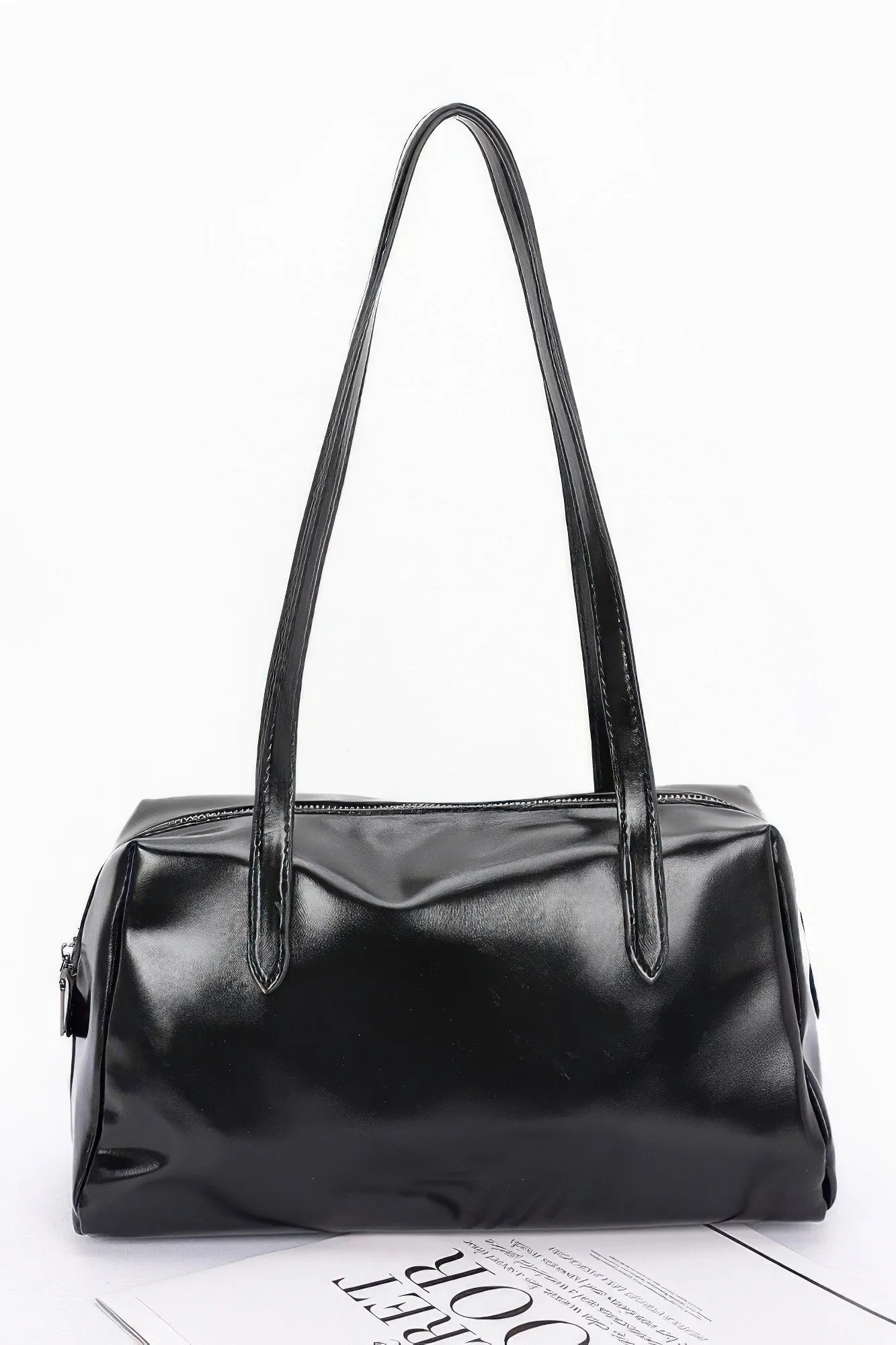 Faux Leather Sport Bag