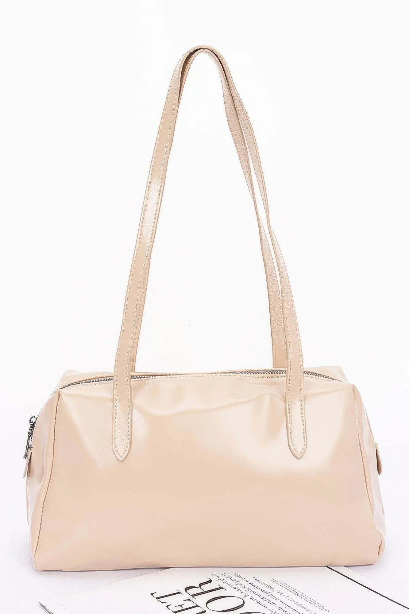 Faux Leather Sport Bag