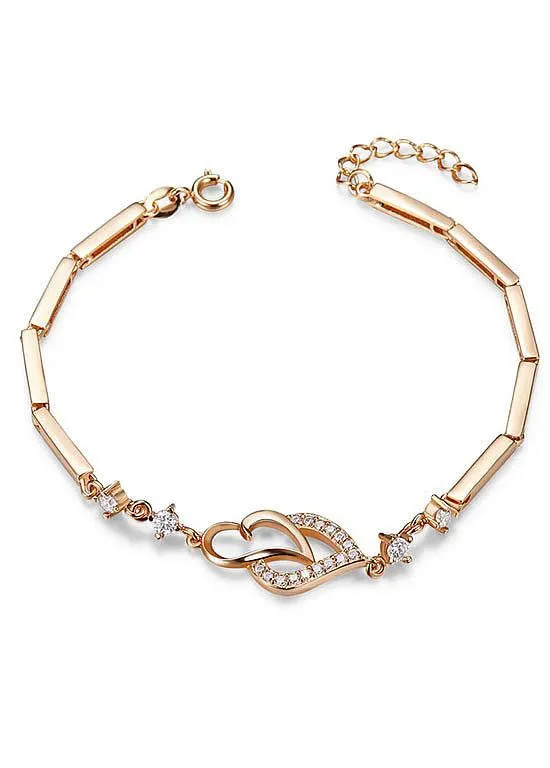Faux Pearls 18K Gold Plated Layered Bracelet