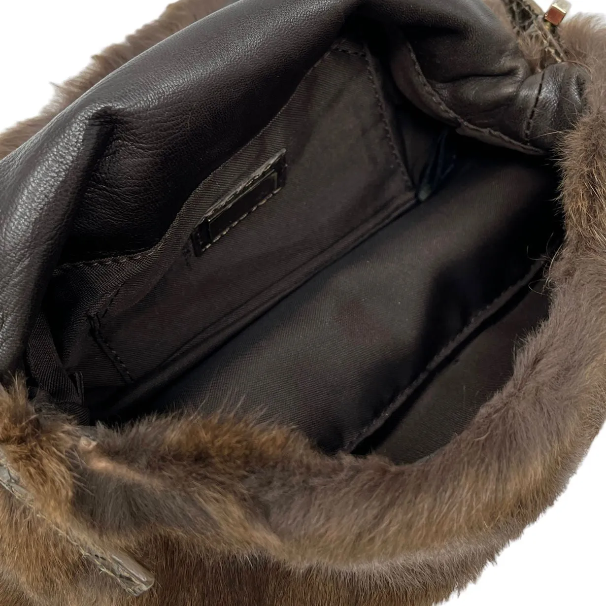 Fendi Brown Fur Mama Baguette