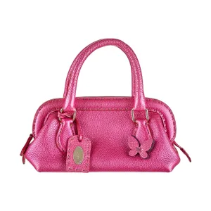 Fendi Pink Butterfly Shoulder Bag