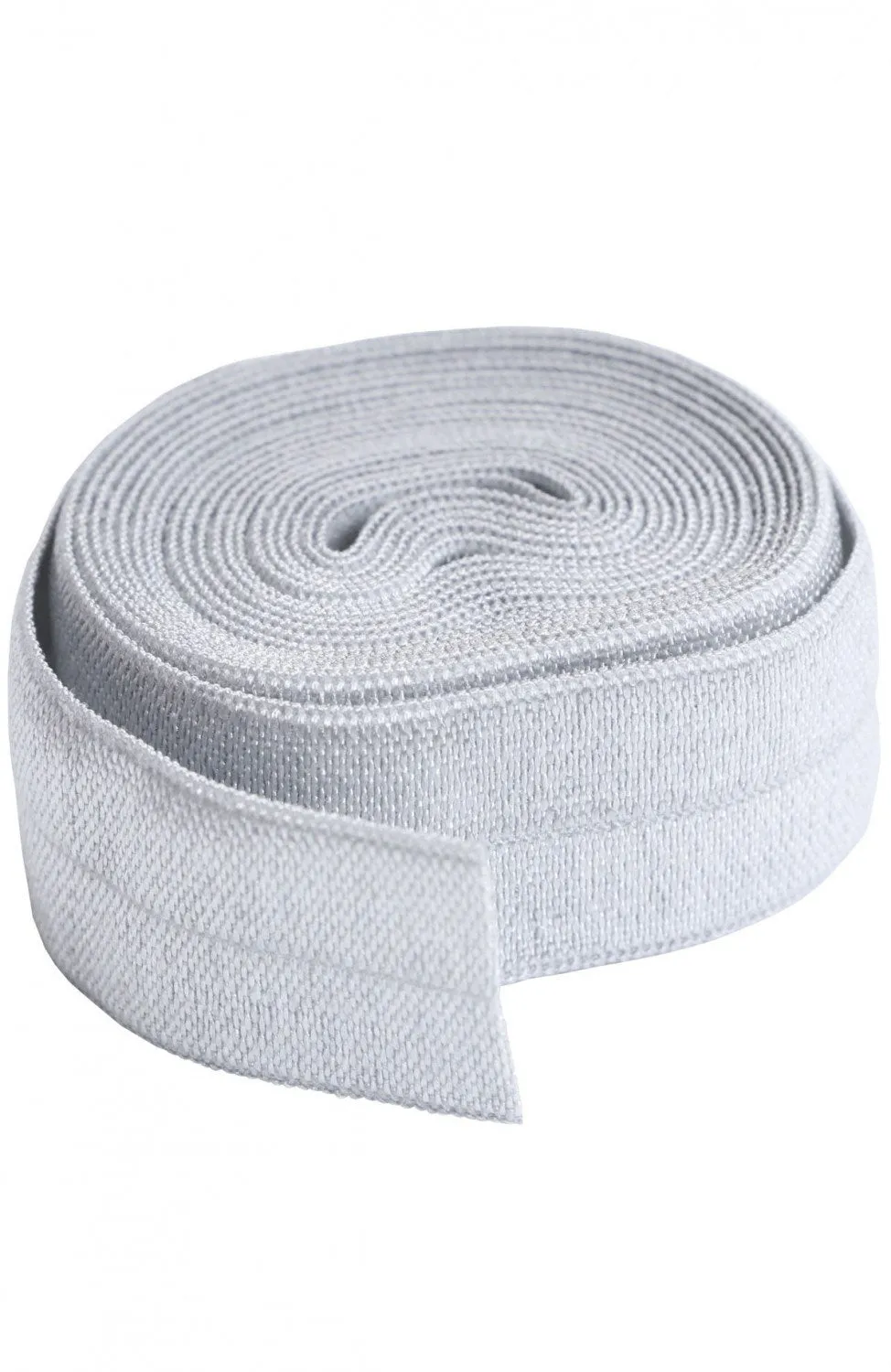 Fold-over Elastic Pewter