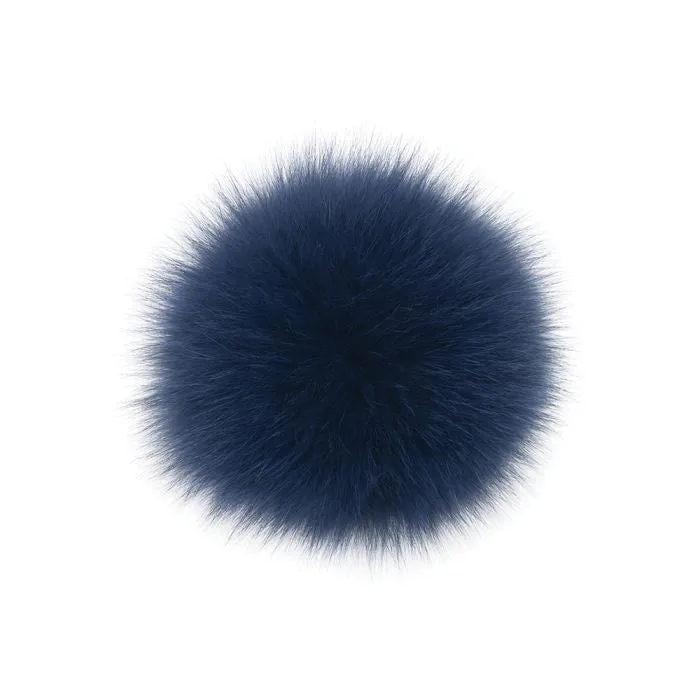 Fox-Fur Mega Pom Pom Bag Charm