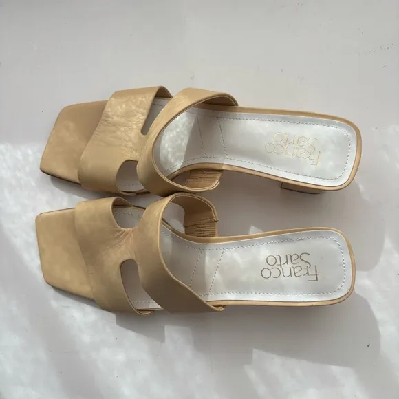 Franco Sarto Kirsi Block Heel Sandal Sz 9M