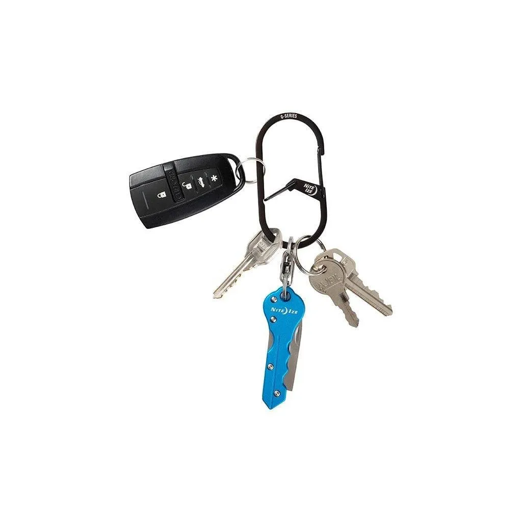 G-SERIES(TM) DUAL CHAMBER CARABINER (2pcs), black - size 1