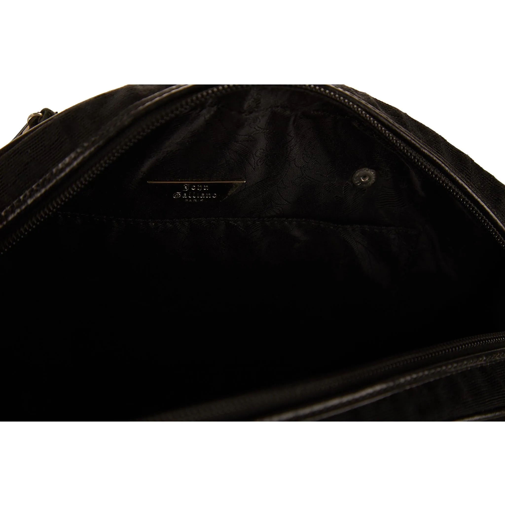 Galliano Black Lace Shoulder Bag