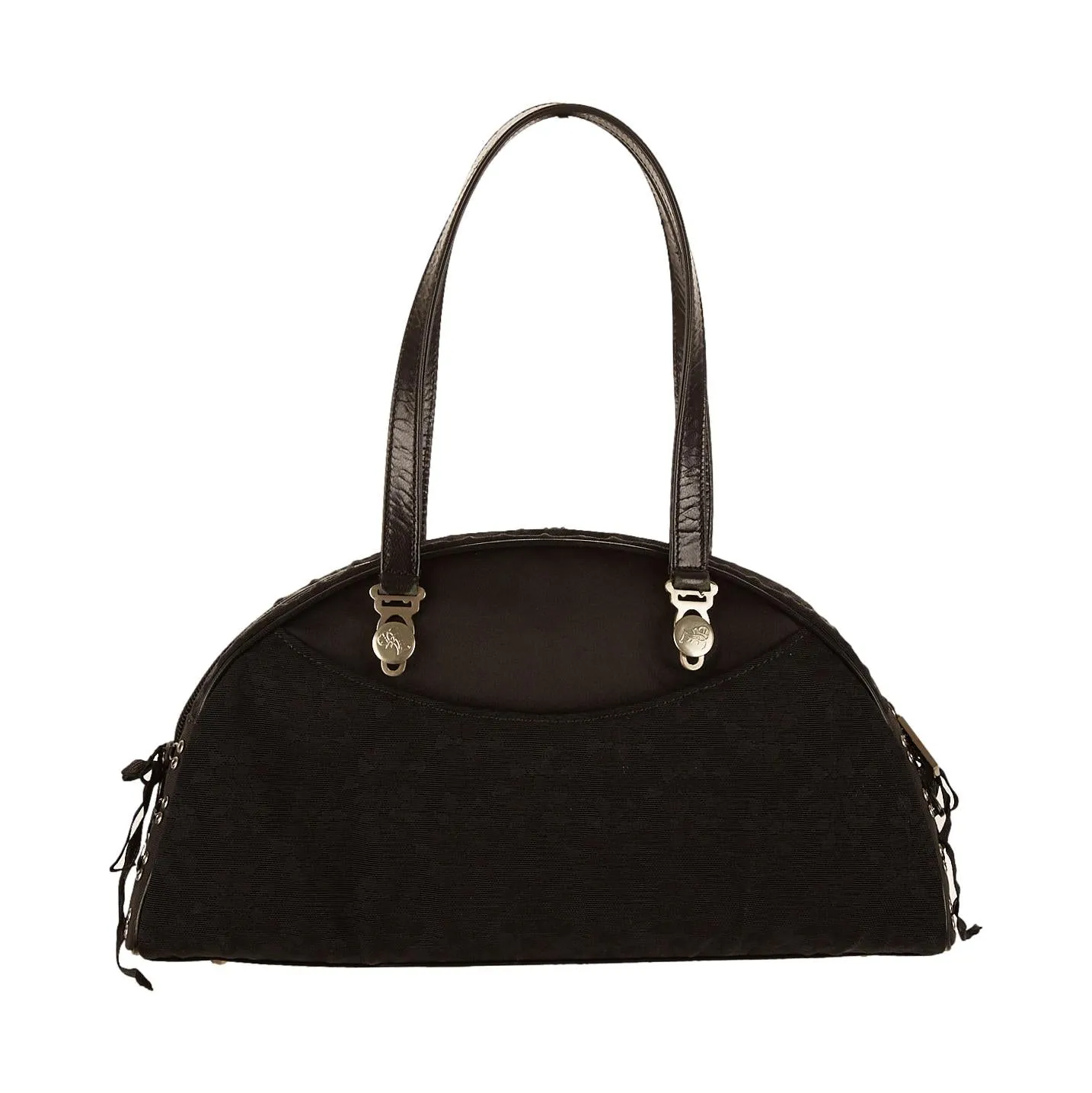 Galliano Black Lace Shoulder Bag