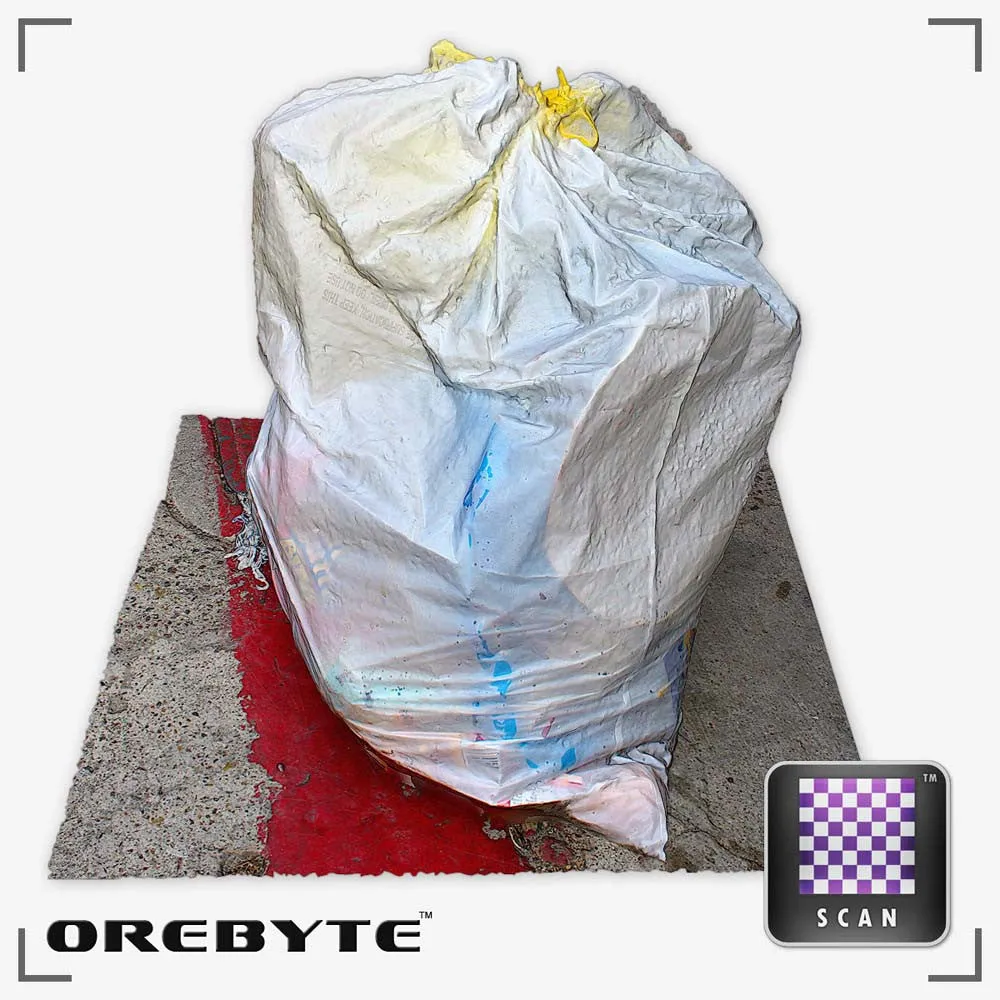 Garbage Bag White 02