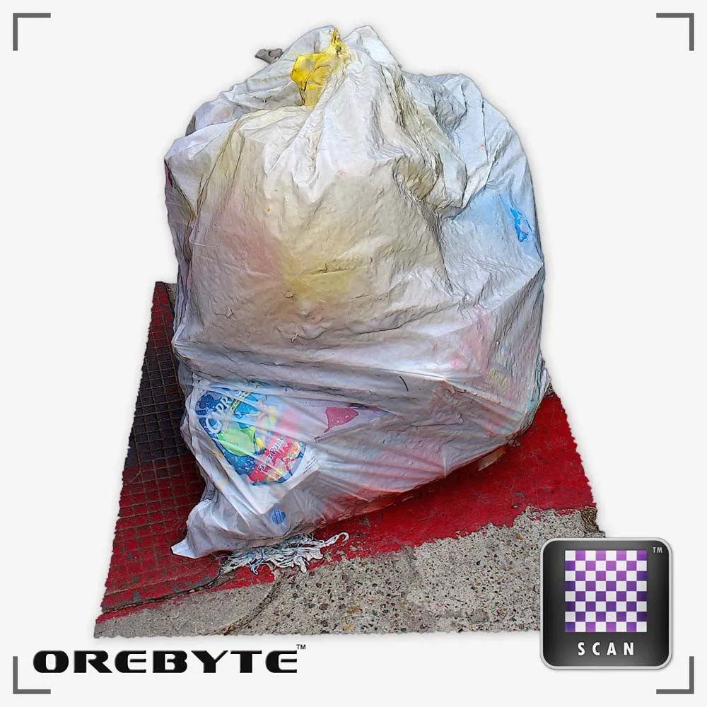 Garbage Bag White 02
