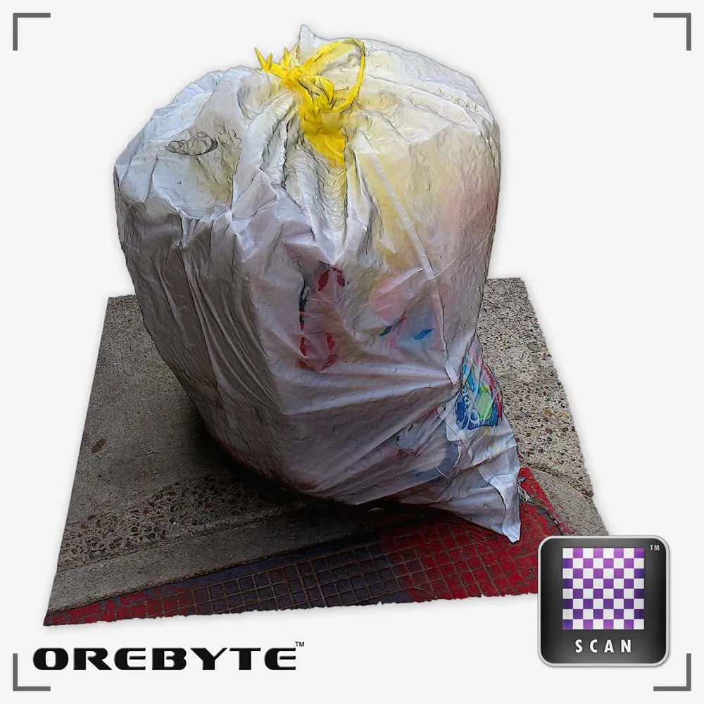 Garbage Bag White 02