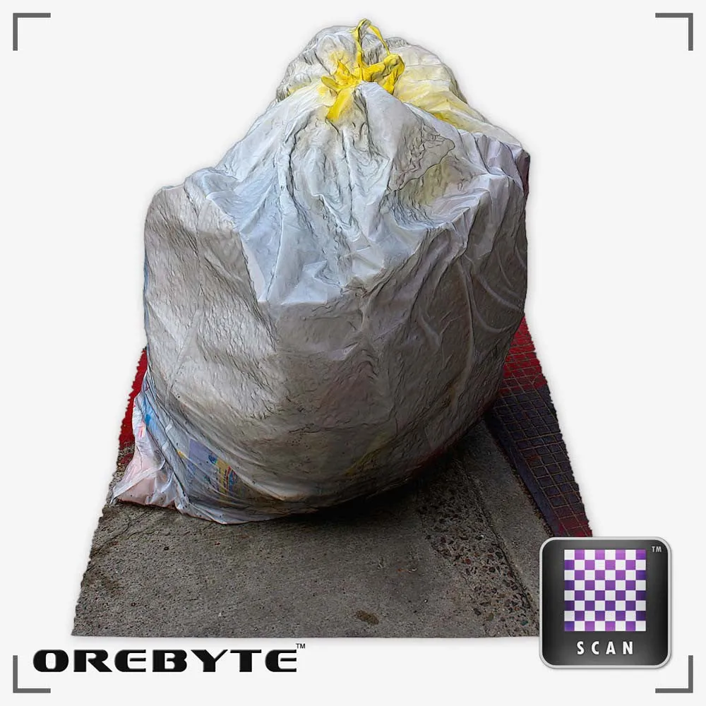 Garbage Bag White 02