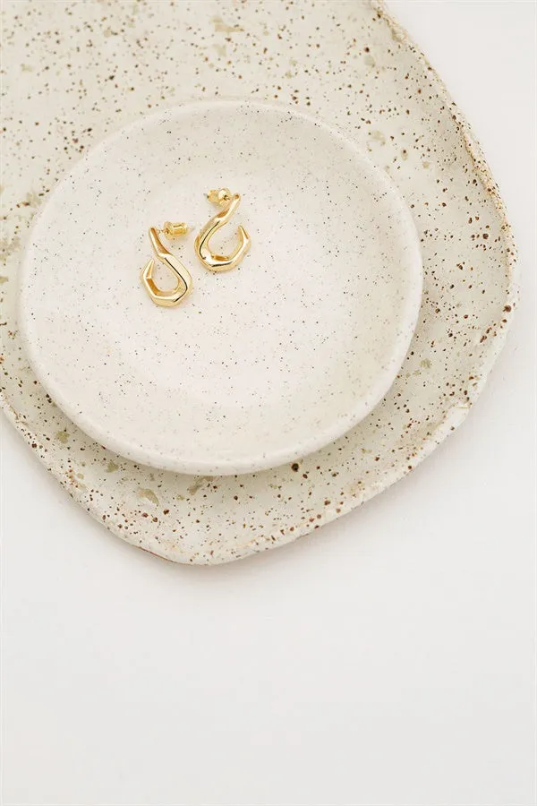 Geo Hook Earrings