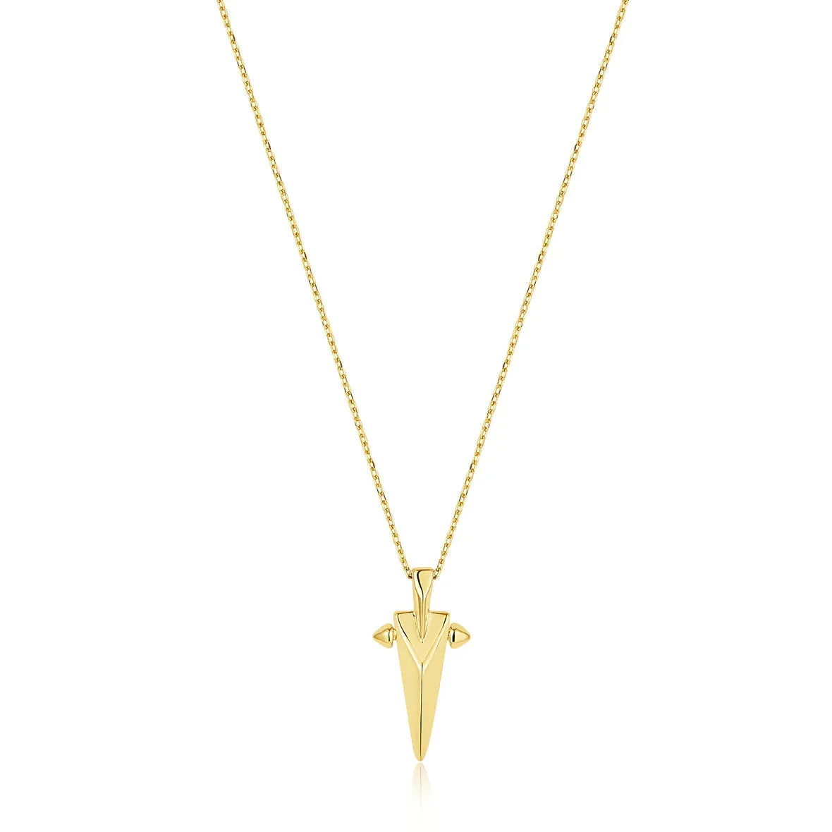 Geometric Point Pendant Necklace
