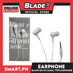 Gifts Earphone Blank MS-10 (Assorted Designs and Colors)