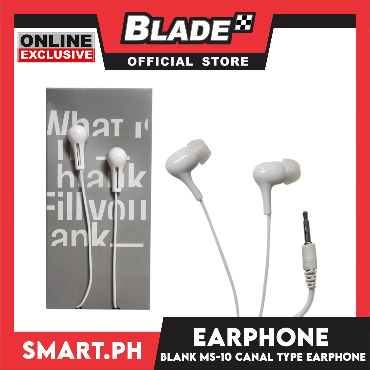 Gifts Earphone Blank MS-10 (Assorted Designs and Colors)