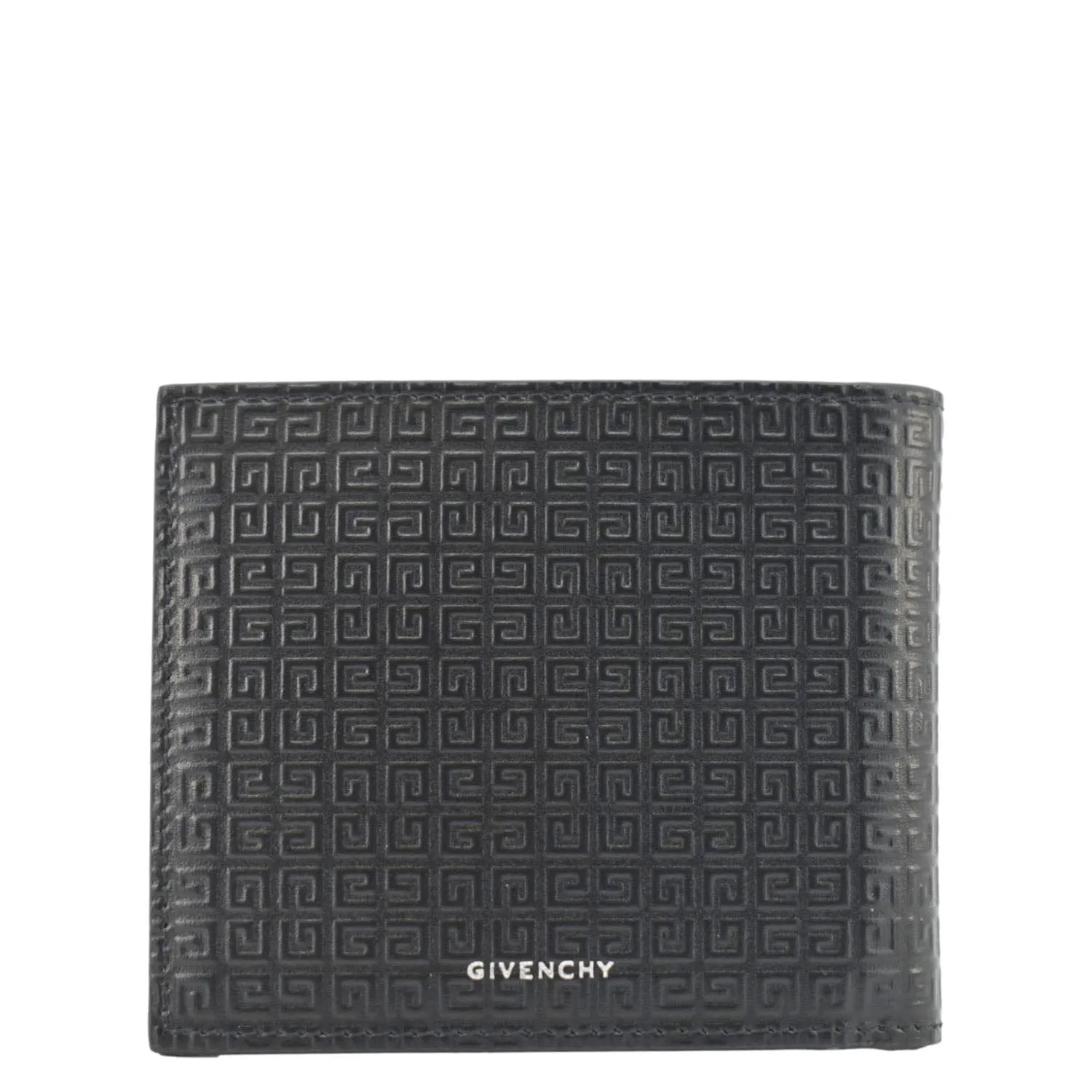 GIVENCHY Calfskin 4G Leather Bifold Wallet Black