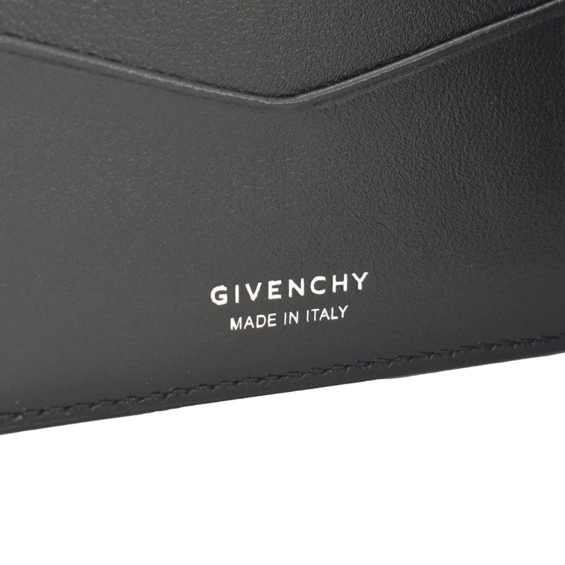 GIVENCHY Calfskin 4G Leather Bifold Wallet Black