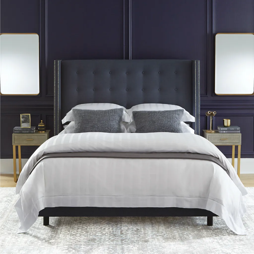 Giza 45 Stripe Sateen Duvet Covers & Shams