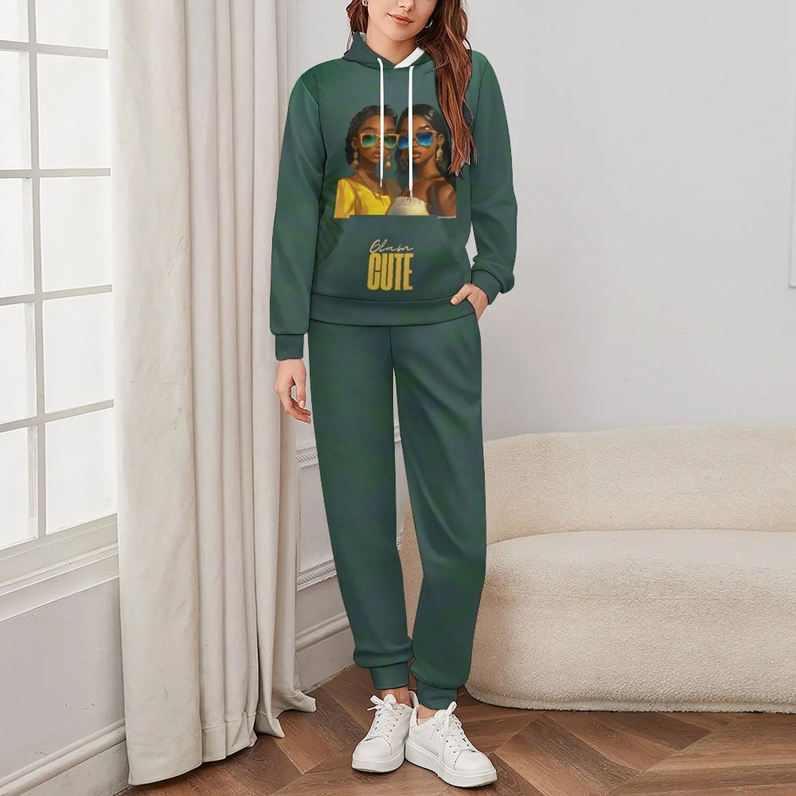 Glam Cute Hoodie Set
