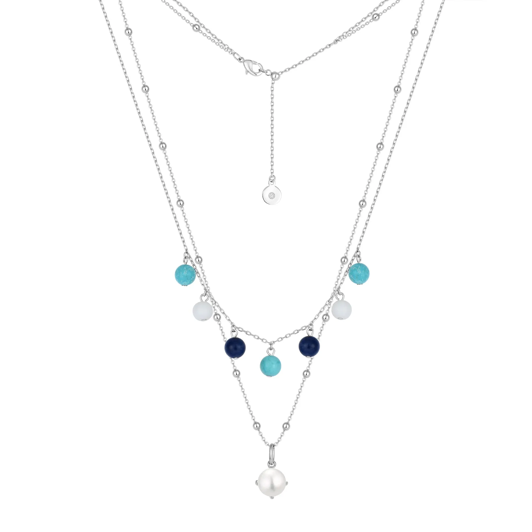 GLEAM CASCADE LAYERED NECKLACE